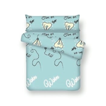 funda nórdica para cama de 90cm juego con bajera 3 piezas juvenil Tejido 50% algodón, 50% poliéster.