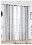 Cortina Semi‑Opaca Gris Perla 140×260 cm – Moderna y Funcional