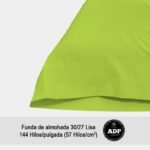 Fundas de Almohada Verde Pistacho 50P – 144 Hilos