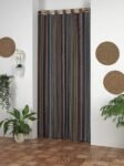 Cortina Alpujarreña rayas oscuras -140x260cm: Para Interior/Exterior, Hecha en España