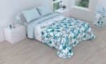 Colcha para cama bouti Cosida reversible Cubre con Fundas para Primavera/Verano/otoño