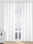 Cortinas opacas blanca para ,sala, habitación  Súper Suave toque vigoroso para cualquier estilo de ventana con 8 ollaos de acero.