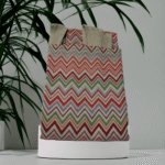 Cortina Alpujarra zigzag naranja-140x260cm: Para Interior/Exterior, Hecha en España