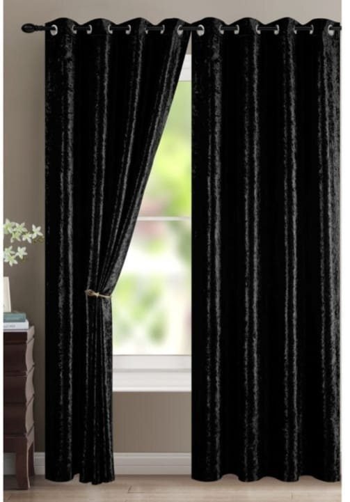 Cortinas de terciopelo liso opacas de 145 x 260cm pasa salas, salones, dormitorios dando privacidad y elegancia un toque señorial.