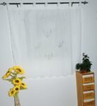 Cortinas Rústicas Blancas 100-140cm - Calidad Superior