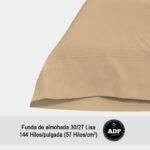 Fundas de Almohada Beis 50P Polialgodón 144 Hilos