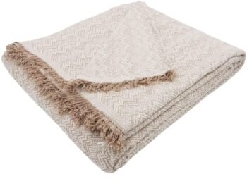 Cubre sofá Multiusos jarapas Composición del tejido: 80% Algodón, 20% Poliéster Fabricado en España colorzigzag, crudo beis.