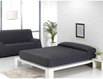 Cubre sofá Multiusos jarapas Composición del tejido: 80% Algodón, 20% Poliéster Fabricado en España Tonos Negro.