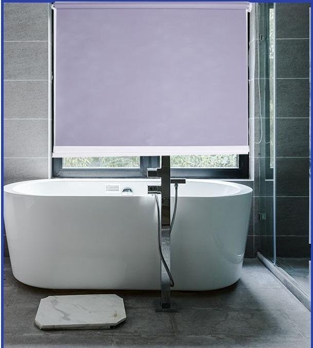 Estor Enrollable Gris claro Semi Opaco Alto 200cm: Perfecto para Salas y Baños