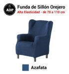FUNDAS/PROTECTORES DE SOFÁ DE ALTA ELASTICIDAD: EN COLOR AZAFATA.