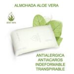 Almohada Ortopédica Aloe Vera Viscoelástica – Antiácaros