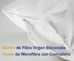 Almohada de Fibra Lavable con Cremallera: Máximo Confort