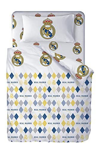 Real Madrid Juego De Sabanas de 3 Piezas, Cama de 90 (160x270 + 90x200/25 + 45x110) RM181080