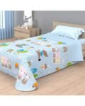 Colcha Juvenil Reversible Cerditos para 90/105cm - Económica