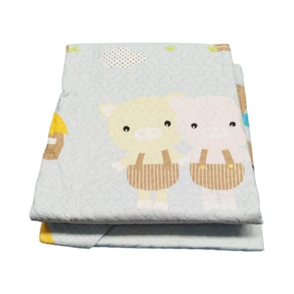 Colcha de cama Juvenil Reversible Estampada - Diseño Cerditos - Para 90cm y 105cm - Económica.