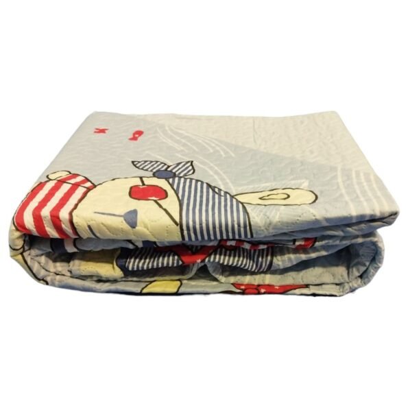 Colcha de cama Juvenil Reversible Estampada - Diseño Marinero - Para 90cm y 105cm - Económica.