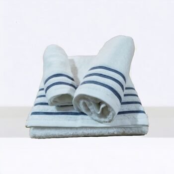 Toallas de baño Gran Calidad - Lujo Portugués 600g,-Chenil  Blanco, Absorbentes y Duraderas para Baño.