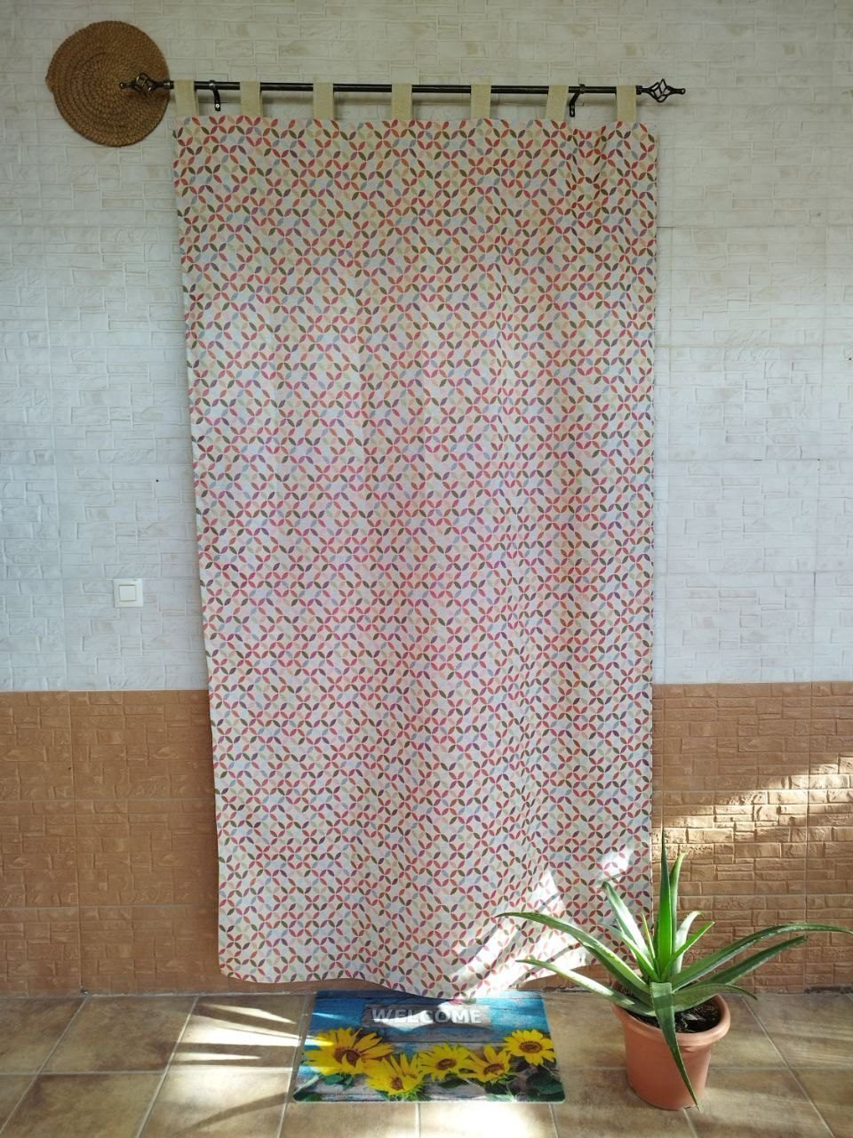 Cortinas Exterior 140x260cm Rojo - Protección Calle