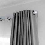 Barras de Cortina Dobles Plata Bola Lisa – Estilo Hogar