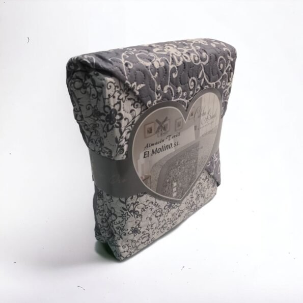 Colcha de Verano económica, Cubrecama Reversible Sin Cojines. Cubre sofá Colección El Molino LT-3 -Granada.