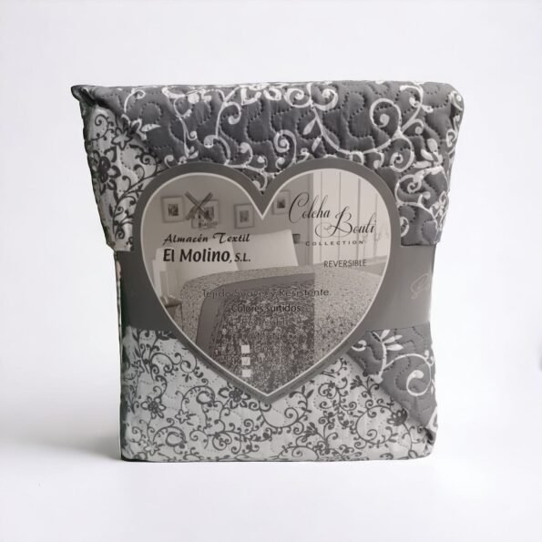 Colcha de Verano económica, Cubrecama Reversible Sin Cojines. Cubre sofá Colección El Molino LT-3 -Granada.