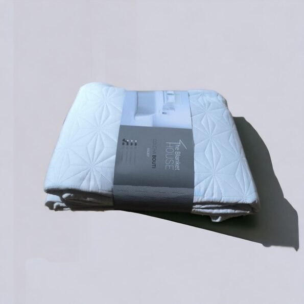 Colcha de Verano Reversible con Diseño Geométrico - Color Blanca - Elegancia y Frescura por Solo 15€ - Envío Gratis en Mercatienda.es