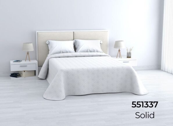 Colcha de Verano Reversible con Diseño Geométrico - Color Blanca - Elegancia y Frescura por Solo 15€ - Envío Gratis en Mercatienda.es