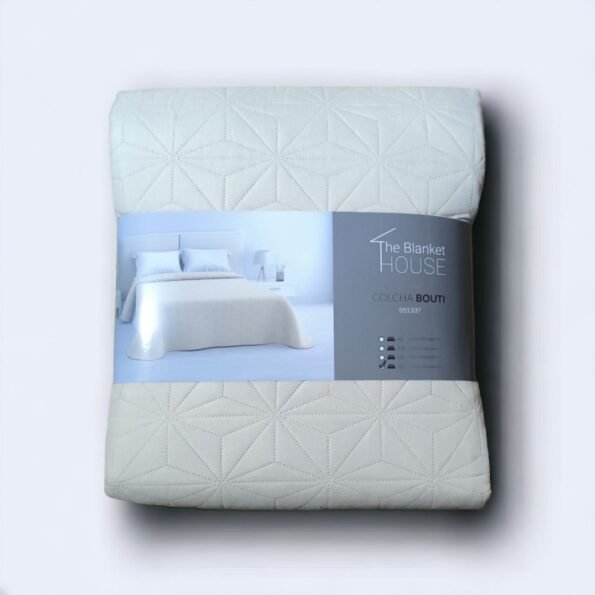 Colcha de Verano Reversible con Diseño Geométrico - Color Beis - Elegancia y Frescura por Solo 15€ - Envío Gratis en Mercatienda.es