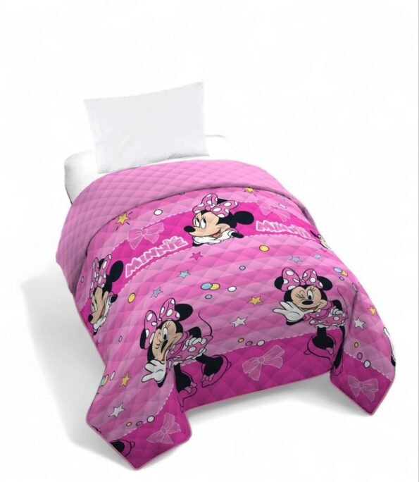 Colcha Minnie Mouse Glamour: "Añade un toque de glamour con Minnie Mouse, esta colcha rosa - Envío Gratis en Mercatienda.es