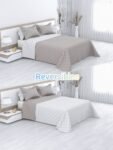 Colcha bouti cosida reversible cubrecama modelo Onís para primavera/verano/otoño - Mercatienda.es