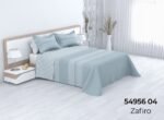 Colcha bouti cosida reversible cubrecama modelo zafiro para primavera/verano/otoño - Mercatienda.es