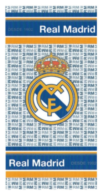 Toalla de Playa Real Madrid 100% Poliéster - 70 cm x 140 cm-RM 18065