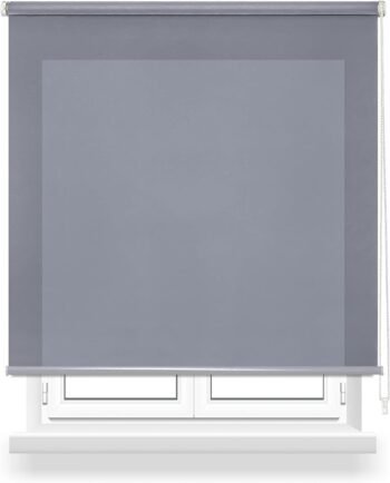 Estor Enrollable en Gris Oscuro : Diseños Elegantes y Modernos.