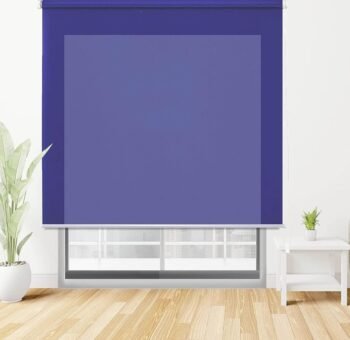 Estor enrollable azul oscuro: diseño elegante y moderno para tu hogar