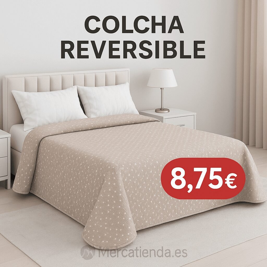 Colcha de verano ligera y económica Niagara Gris para cama 90, 105, 135 y 150 cm