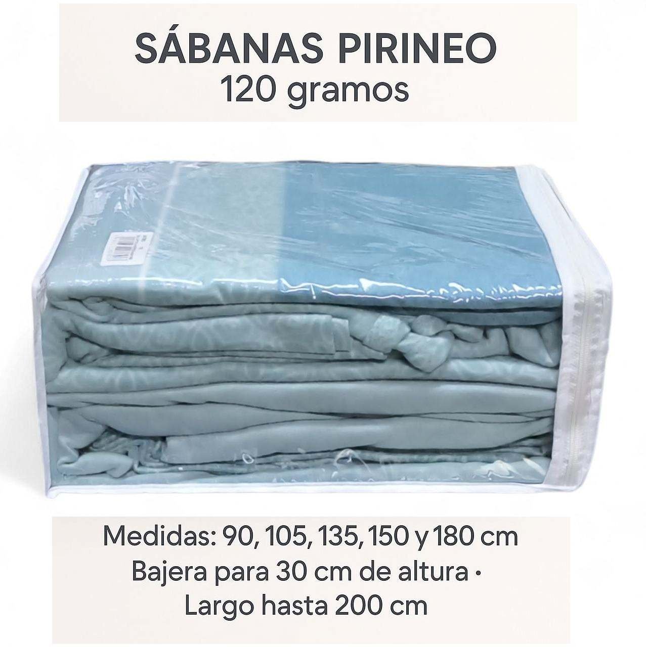 Sábanas Pirineo Canela Rosa – Invierno 90 a 180 cm, Bajera 26 cm - Imagen 2