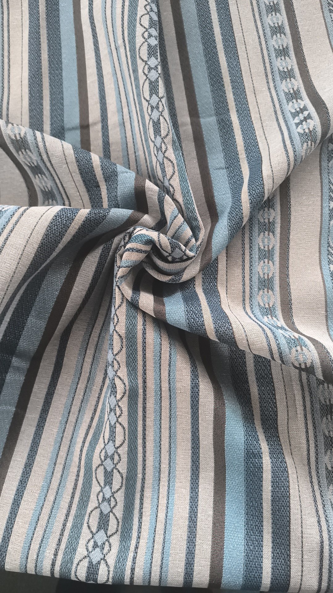 Cortina exterior Toledo Azul 140×260 cm | Jacquard - Imagen 2