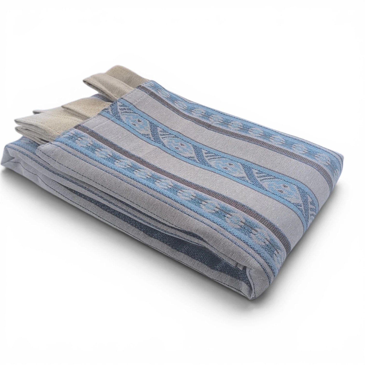 Cortina exterior Toledo Azul 140×260 cm | Jacquard - Imagen 4