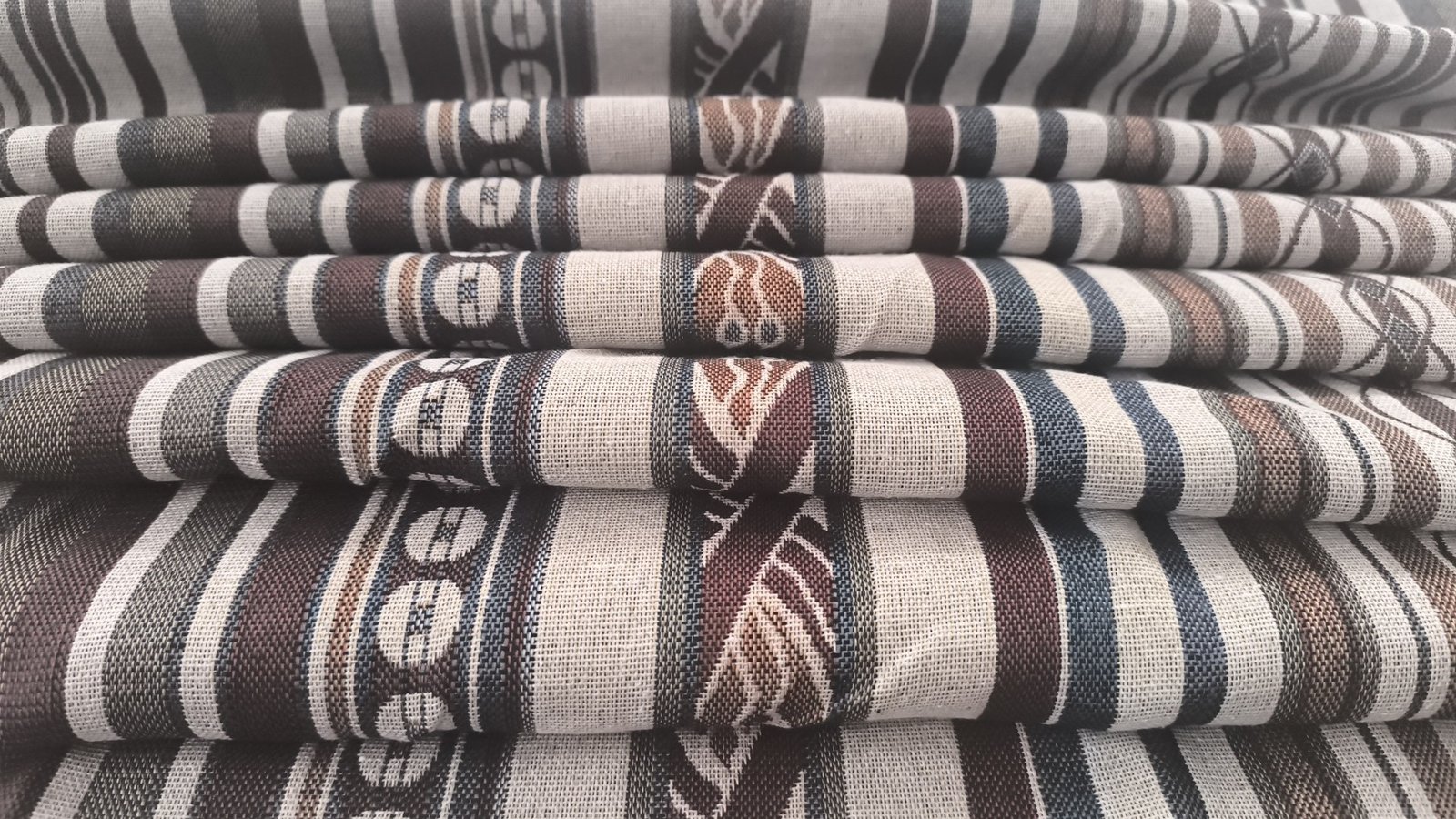 Cortina alpujarreña Toledo Roja 140×260 cm | Jacquard - Imagen 3