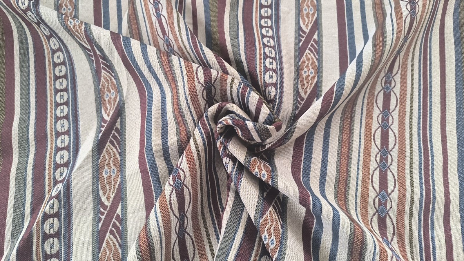 Cortina alpujarreña Toledo Roja 140×260 cm | Jacquard - Imagen 2