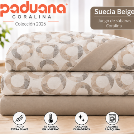 Paduana Suecia Beige colección coralina 2026 1000566603